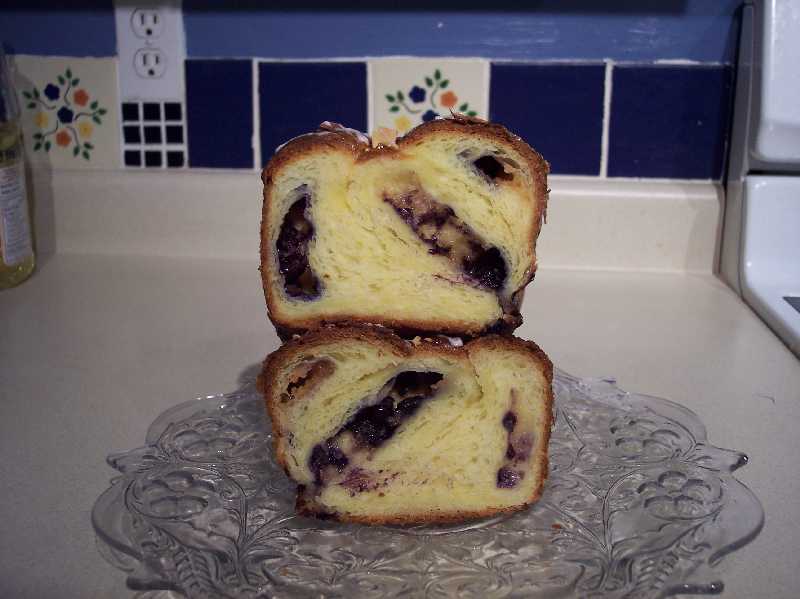 Brie & Blueberry Laminated Brioche The Fresh Loaf